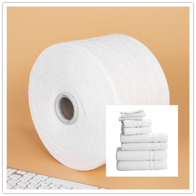 Towel Yarn Regenerated Cotton Polyester Yarn