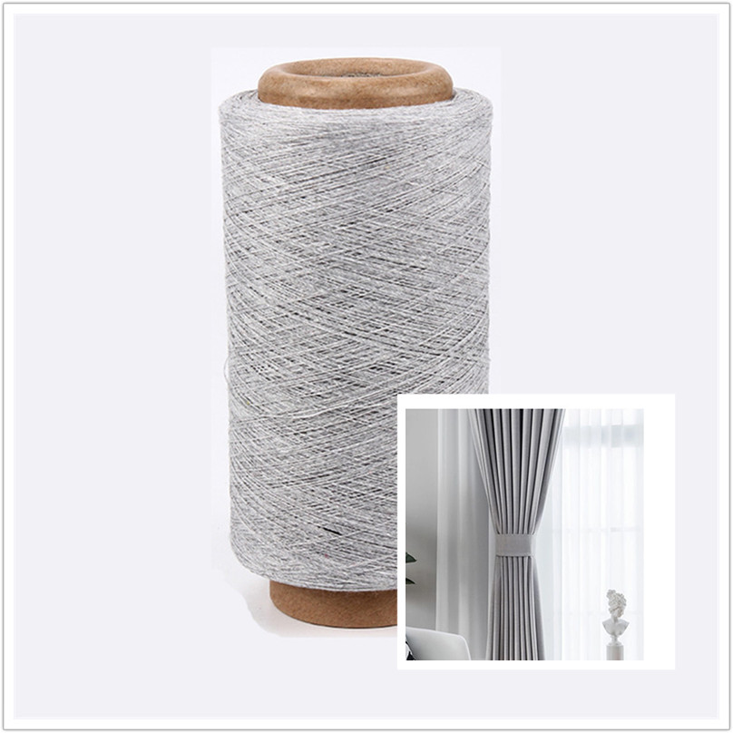 Light Gray Curtain Yarns Open End Recycled Cotton Blend Yarn