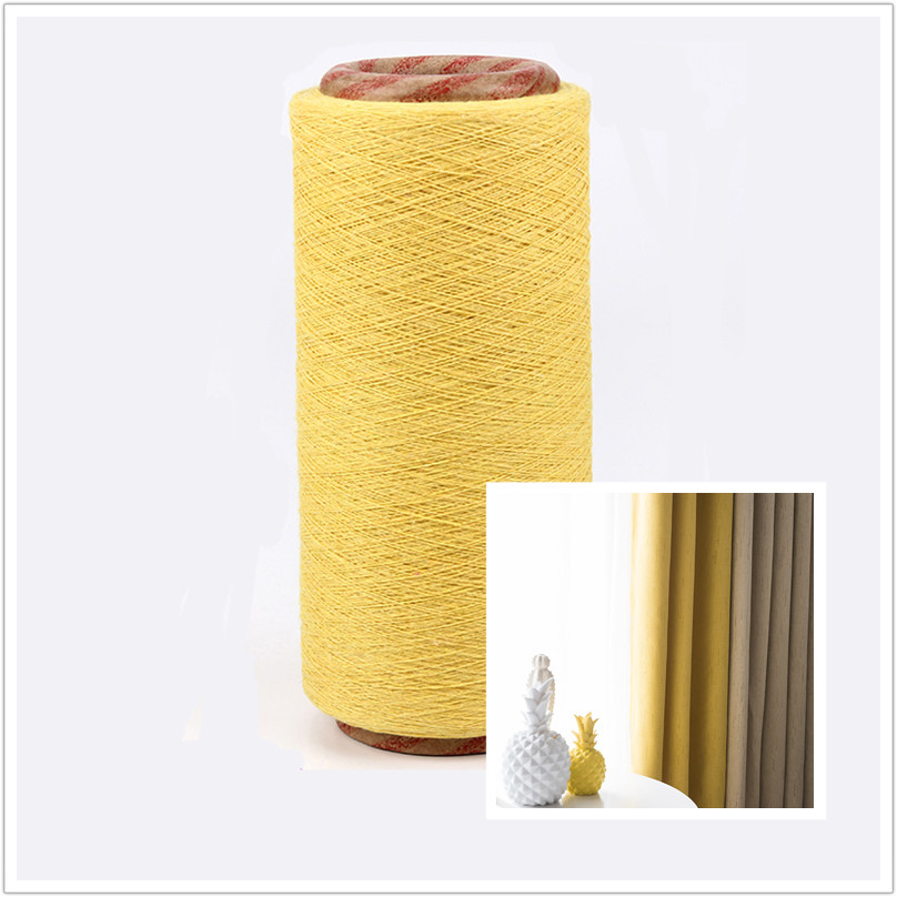 Gold Yellow Curtain Yarn NE 16/1 Regenerated/Recycled Cotton Yarn