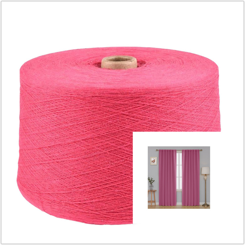 Rose Red NE 16/1 Regenerated/Recycled Cotton Yarn for Curtains